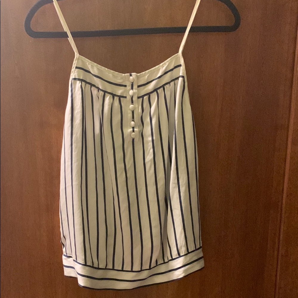 Haven Cream and Black Sleeveless Camisole